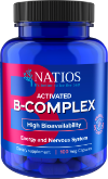 NATIOS Activated B-Complex, Aktivní formy vitamínů B, 100 veganských kapslí